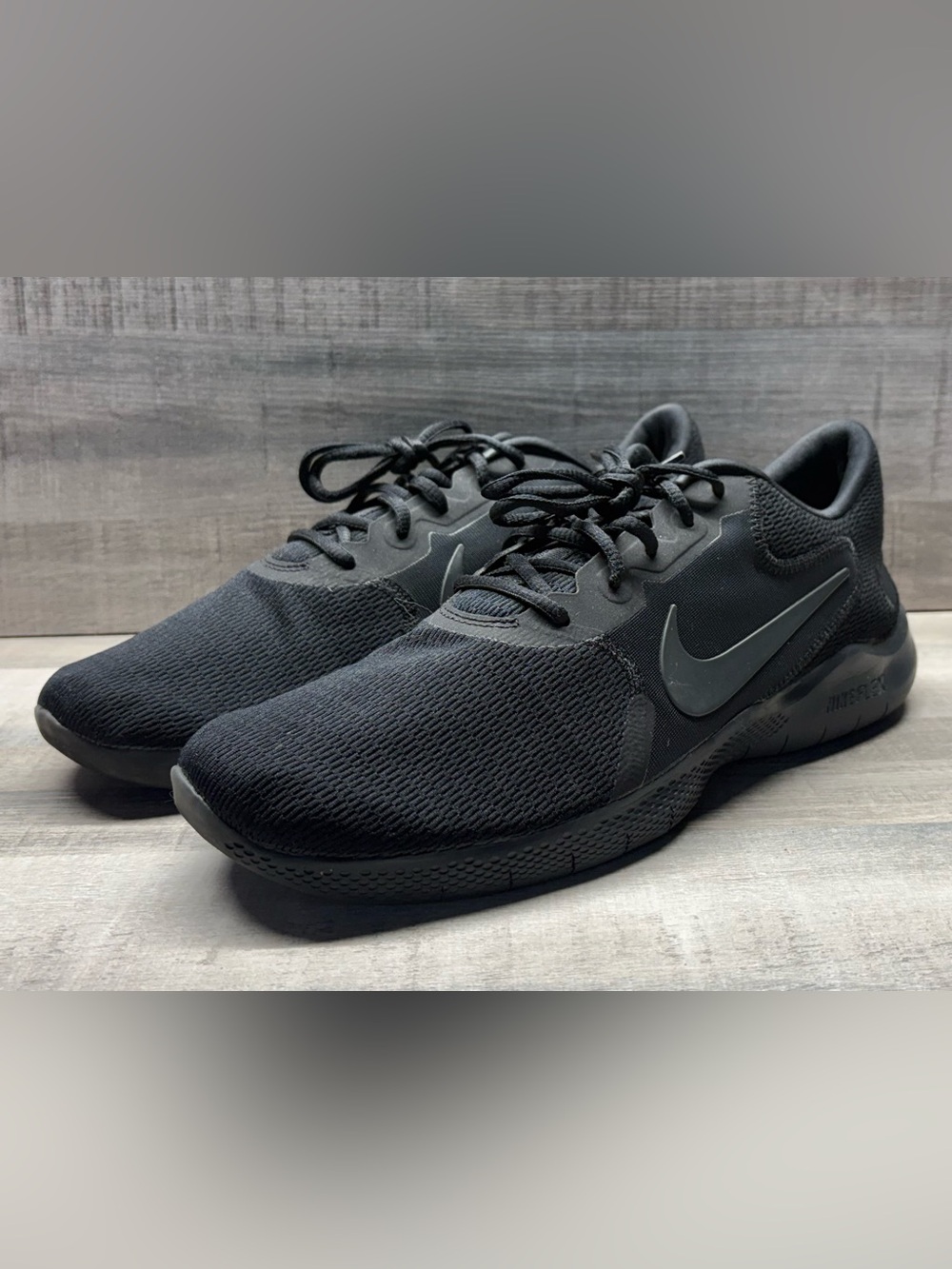 Nike Flex Experience Run 9 Men’s Size 13 Black Running Shoes CD0225-004